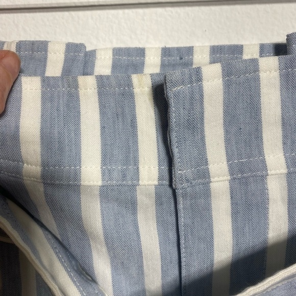 Frame Casual Linen Shorts Stripe - Picture 5 of 8